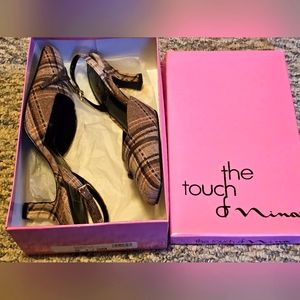 Touch of Nina Plaid heels